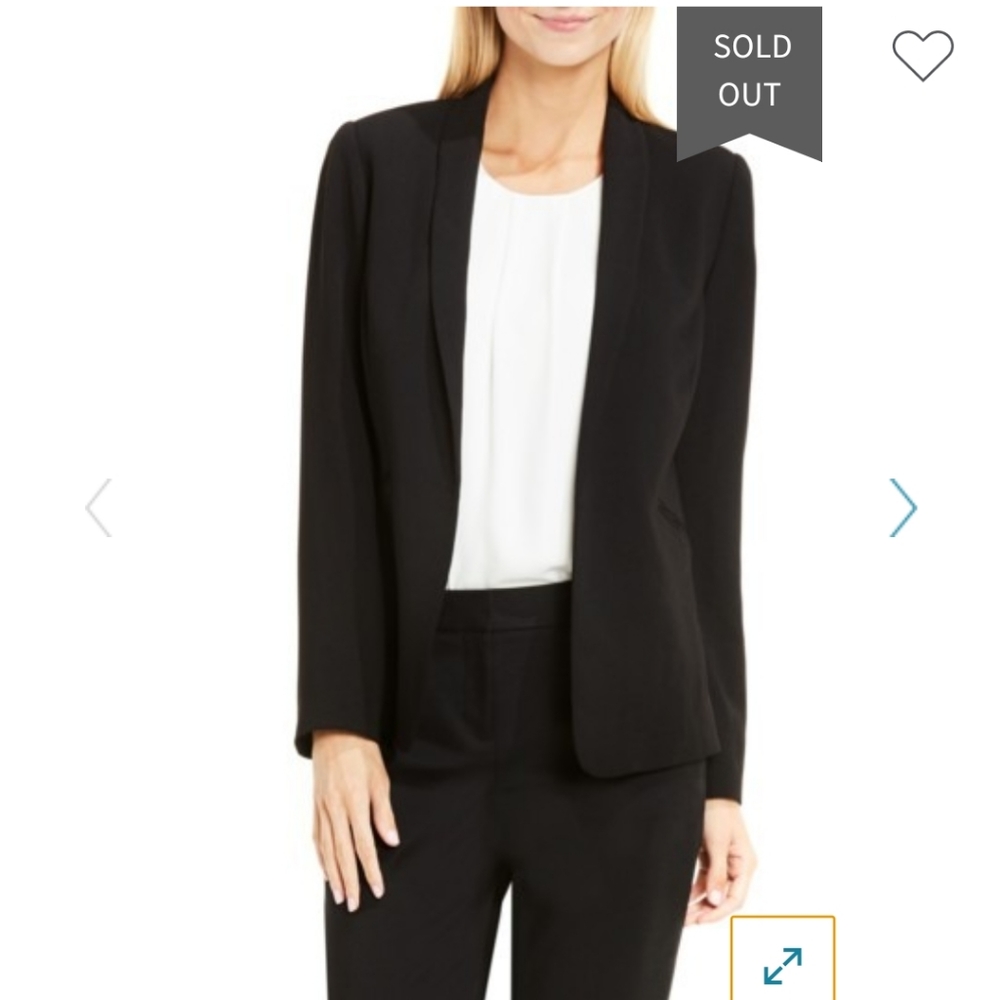 VINCE CAMUTO Long Shawl Collar Jacket